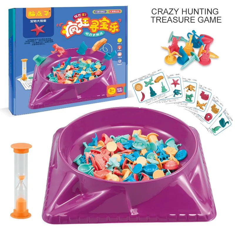 Board Game Word - Children Crazy Treasure Hunt Card Board