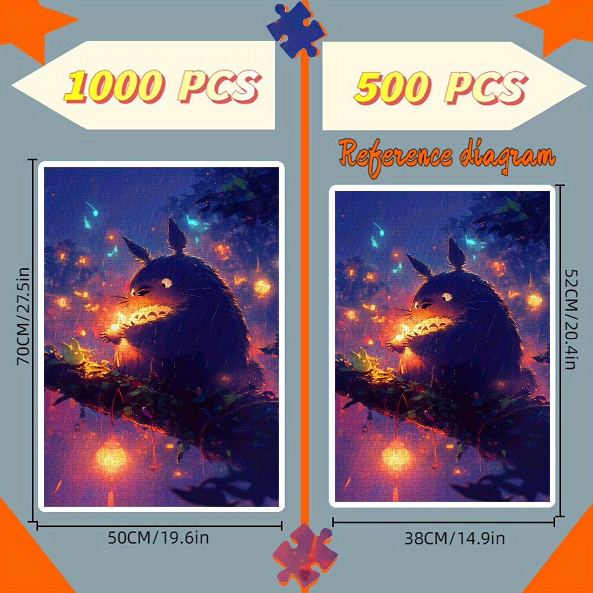 500pcs or 1000pcs Extra-Challe - Jigsaw Puzzle Adult ulasan dan harga