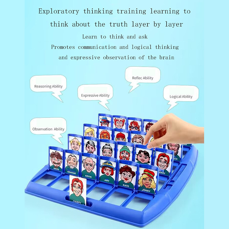Guess who I am Board Game Pare - Board Game Guess Who ulasan dan harga