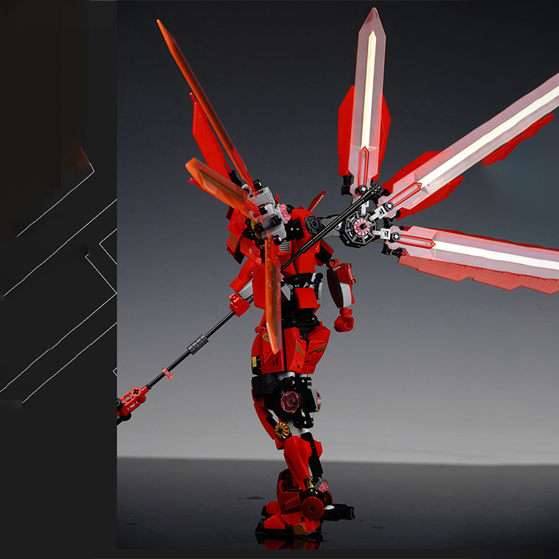 511pcs Red Mecha Assembly Buil - Board Game Unmatched ulasan dan harga