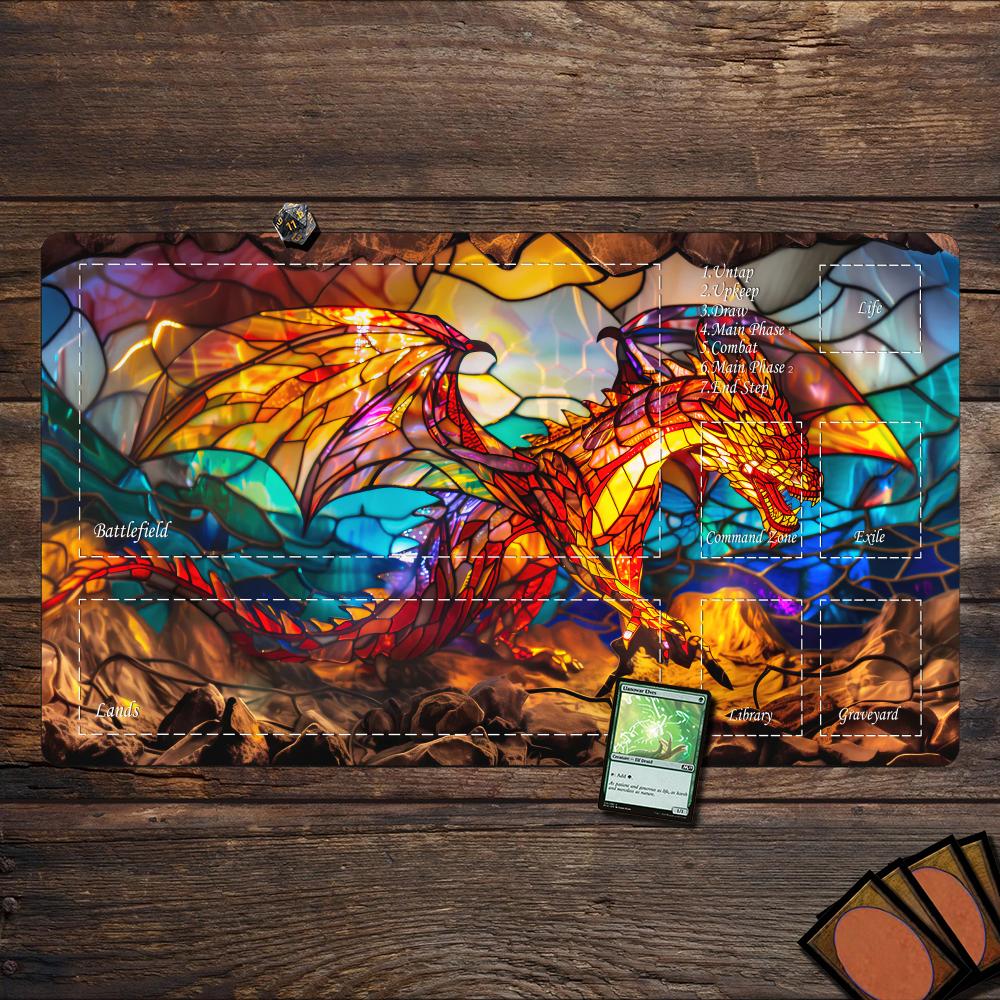 Magic Playmat card gaming mat  - Board Game Research ulasan dan harga
