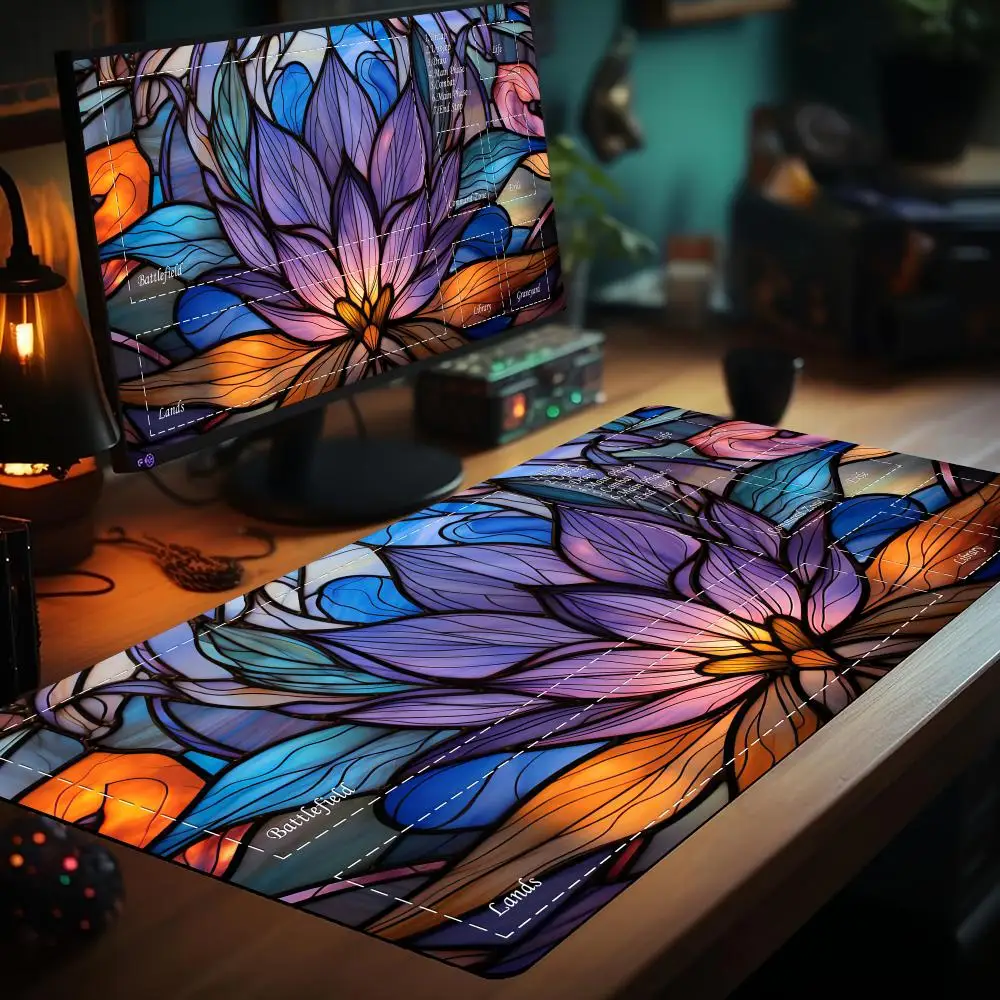 Magic Playmat card gaming mat  - Board Game Research ulasan dan harga