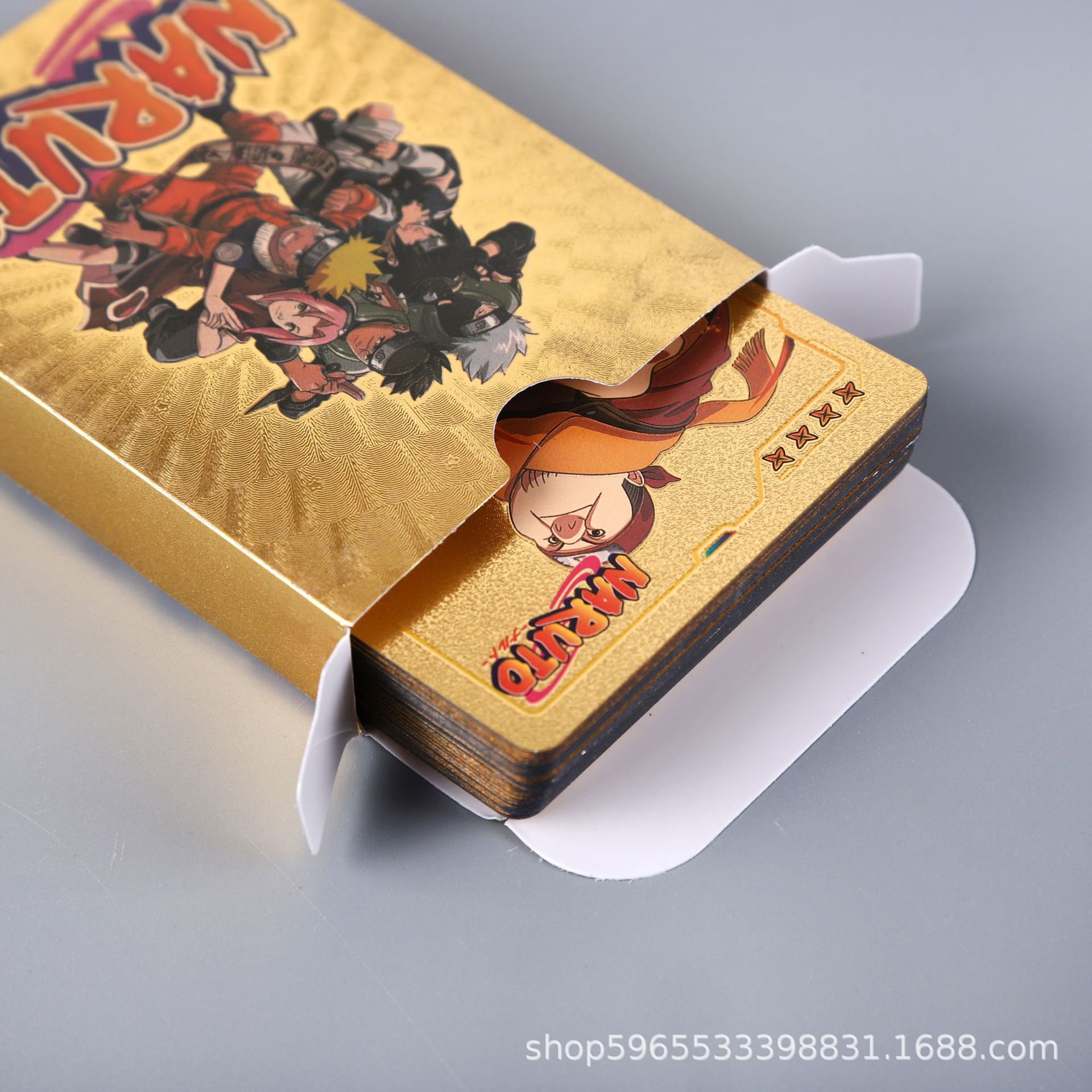 55pcs Naruto Card Gold English - Board Game Naruto ulasan dan harga