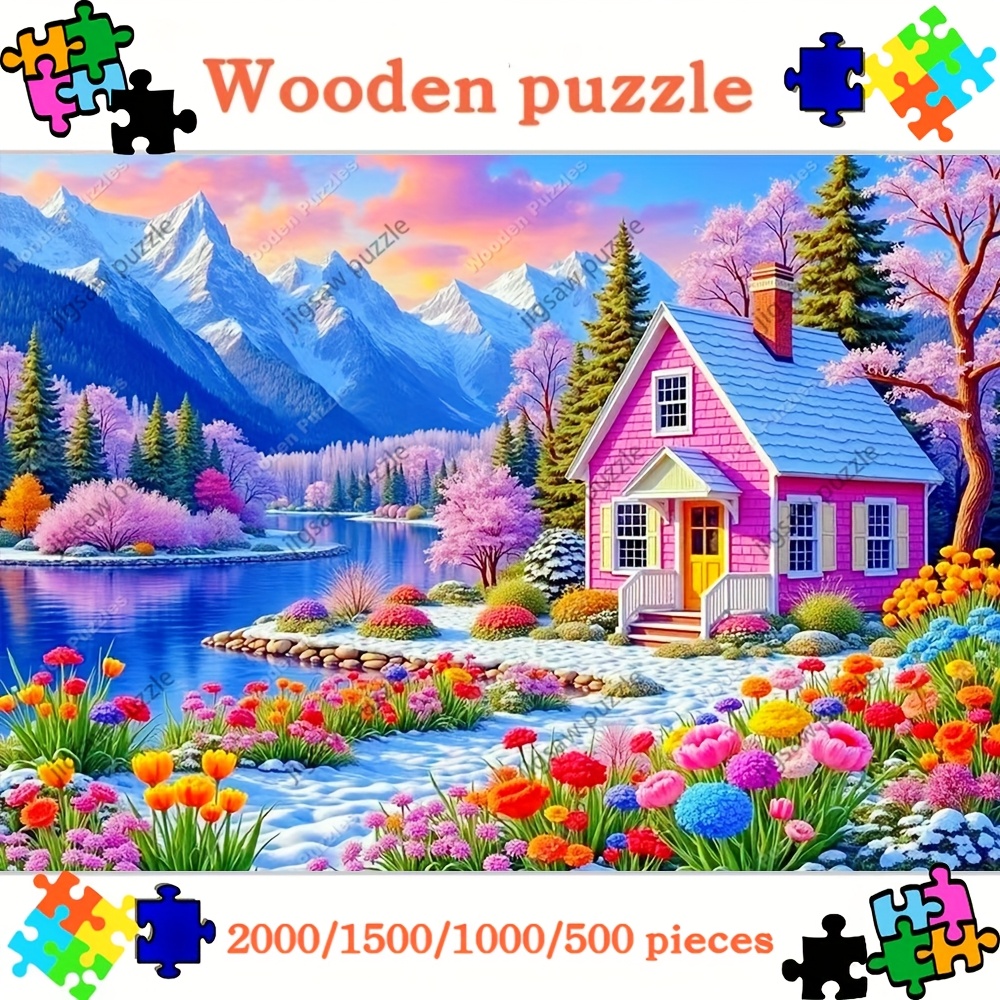 2000/1500/1000/500pcs Wooden J - Jigsaw Puzzle Adult ulasan dan harga