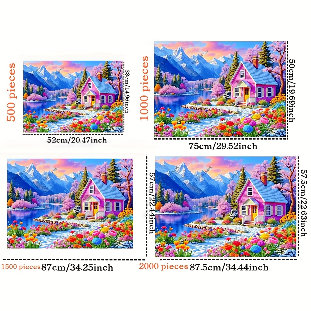 2000/1500/1000/500pcs Wooden J - Jigsaw Puzzle Adult ulasan dan harga