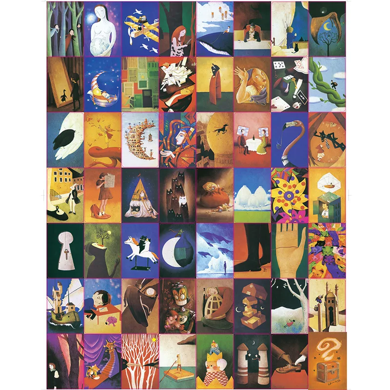 Illustrations Cards Blue Exten - Board Game Research ulasan dan harga
