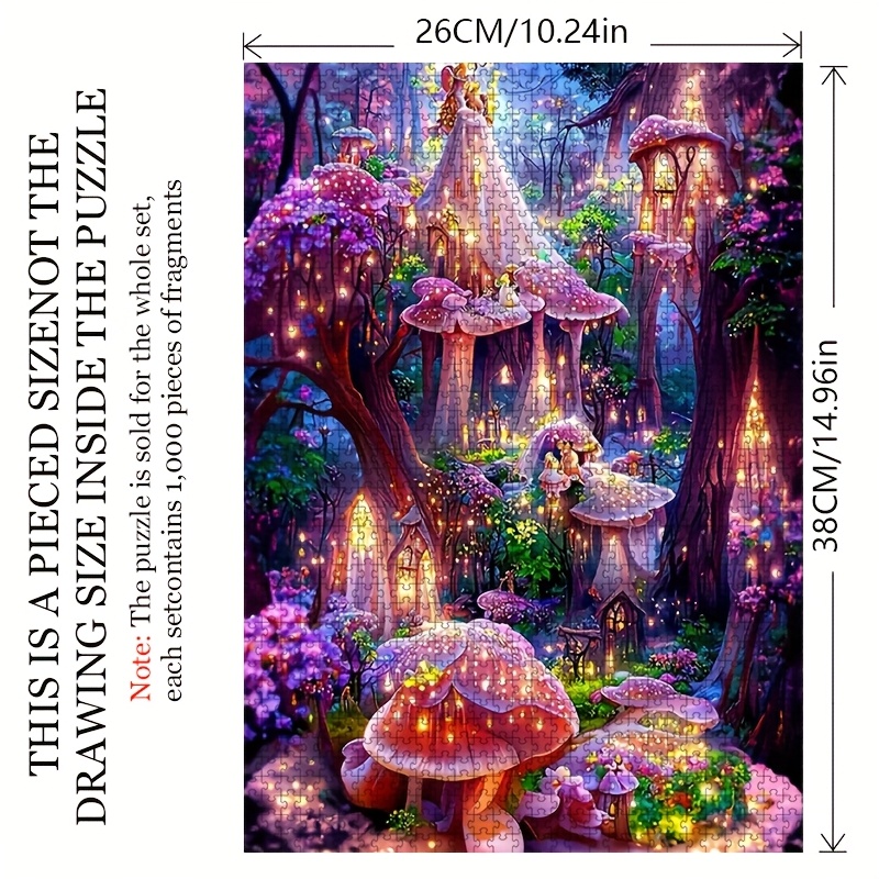 1000pcs Enchanted Forest Jigsa - Jigsaw Puzzle Adult ulasan dan harga