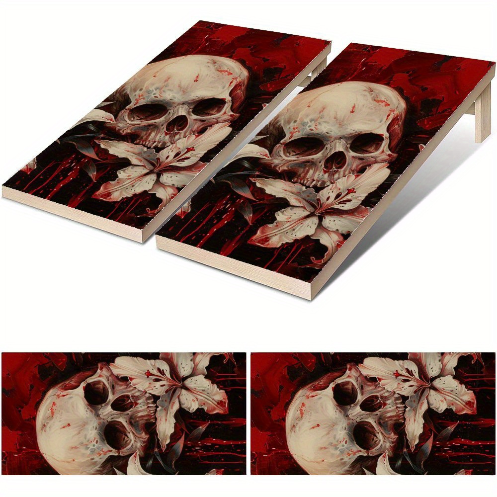 Blood Colored Skull & Flower W - Board Game Film ulasan dan harga