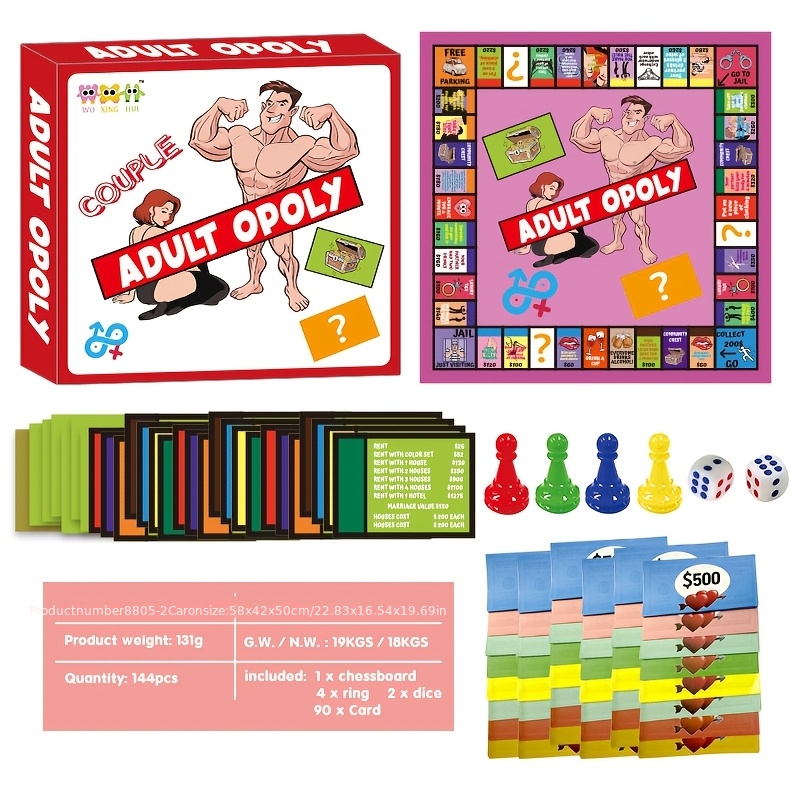 Adult Couple Game Night Monopo - Board Game Unmatched ulasan dan harga