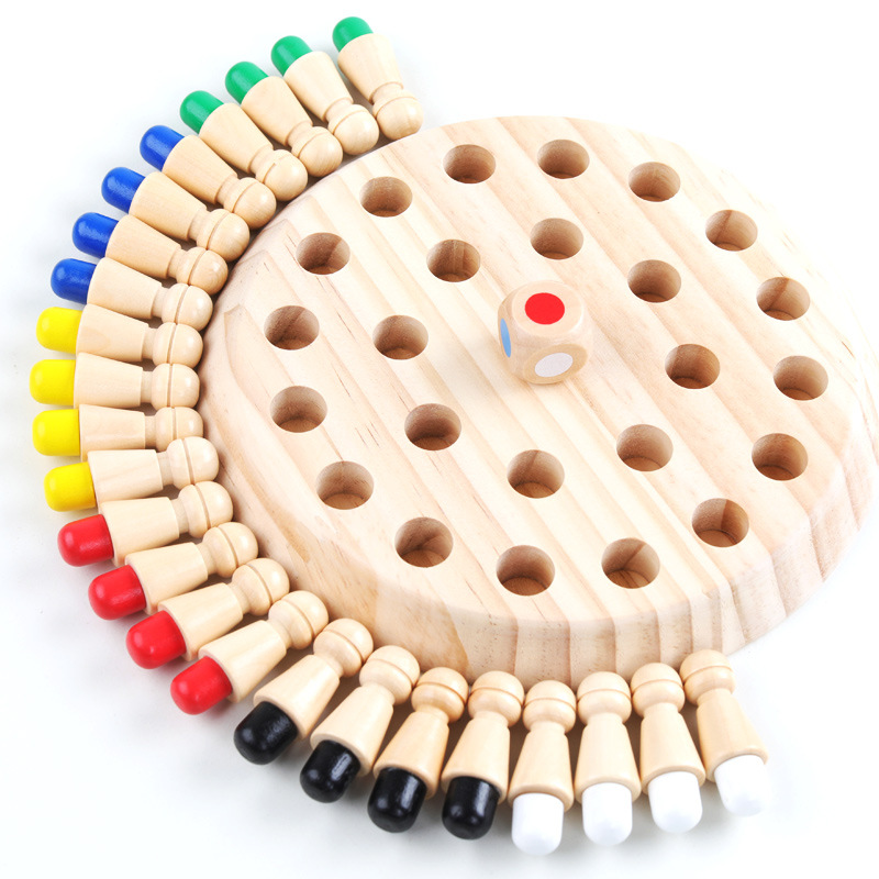 Wooden Memory Match Stick Ches - Board Game Oath ulasan dan harga