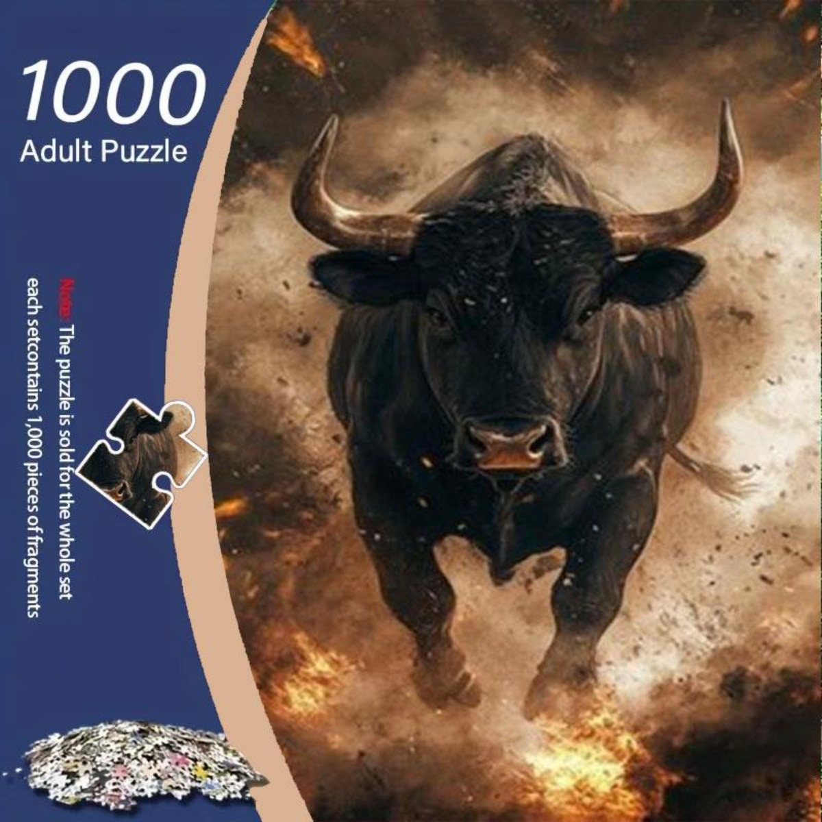 1000pcs Adult Puzzle - Blazing - Jigsaw Puzzle Adult ulasan dan harga