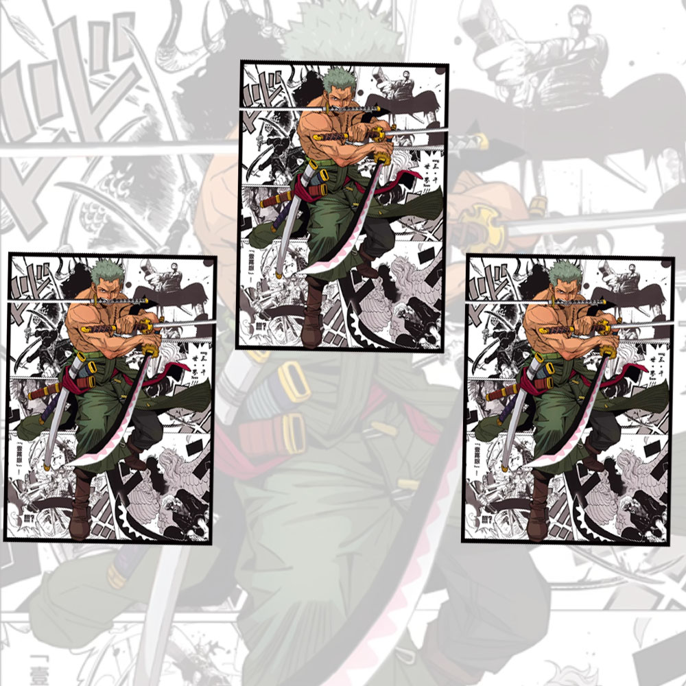 60PCS 66x91mm One Piece Anime  - Board Game Research ulasan dan harga
