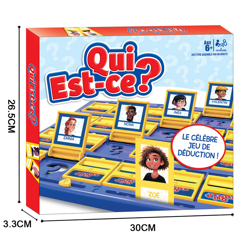 French Game Guess Who I Am Boa - Board Game Guess Who ulasan dan harga