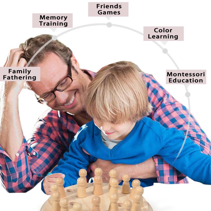 Wooden Puzzle Toys  Montessori - Board Game Oath ulasan dan harga