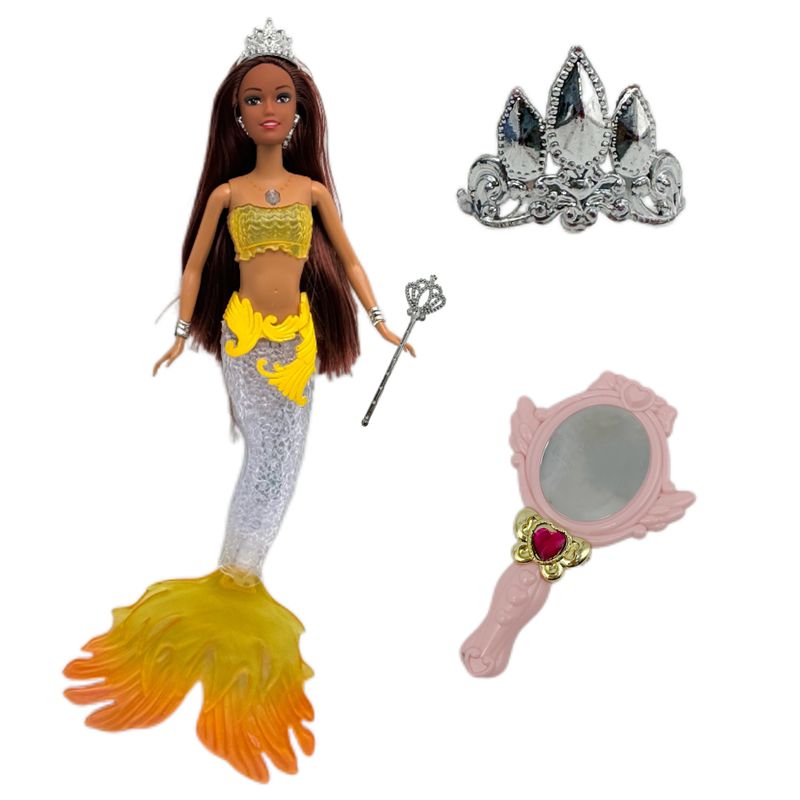 Mermaid Doll 14 Inch Music Toy - Board Game Guess Who ulasan dan harga