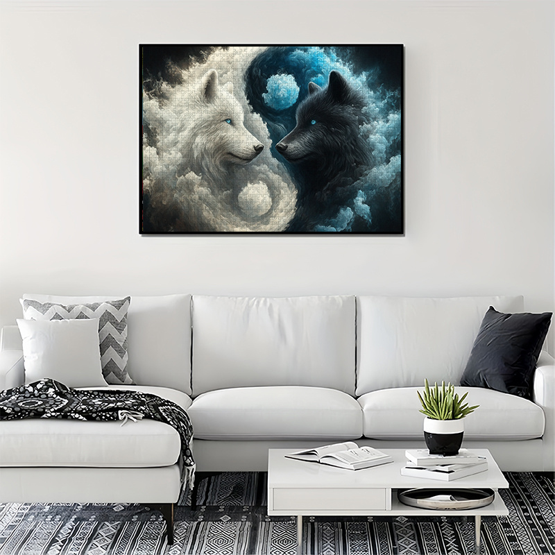 500/1000pcs Tai Chi Yin-Yang & - Jigsaw Puzzle Adult ulasan dan harga