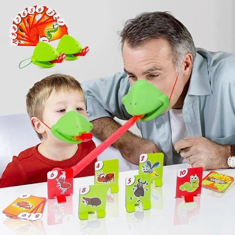Frog Mask Wagging Tongue Lick  - Board Game Guess Who ulasan dan harga
