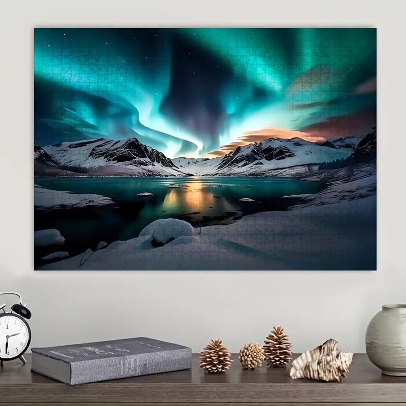 1000pcs Northern Lights Aurora - Jigsaw Puzzle Adult ulasan dan harga