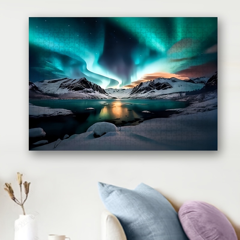 1000pcs Northern Lights Aurora - Jigsaw Puzzle Adult ulasan dan harga
