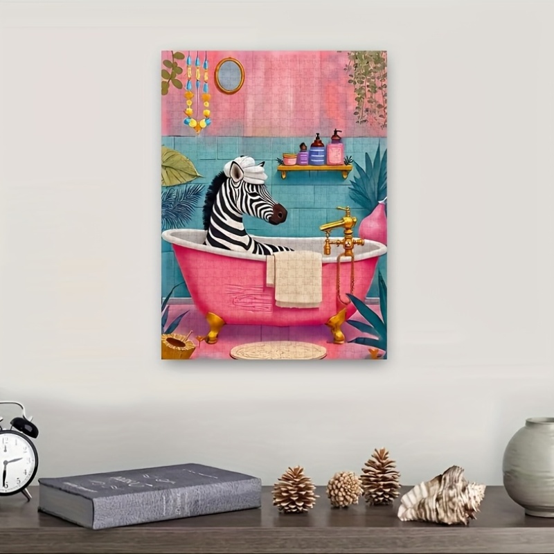 1000pcs Zebra in Bubble Bath J - Jigsaw Puzzle Adult ulasan dan harga